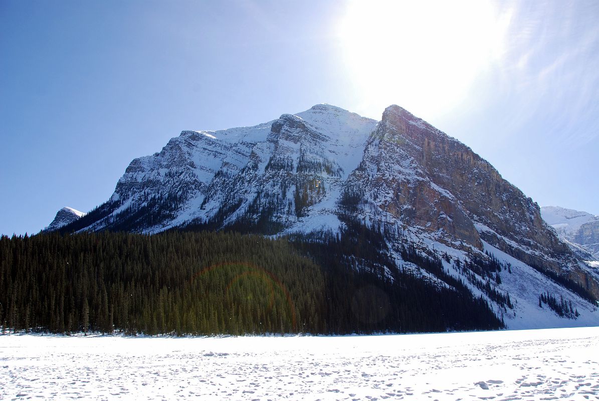 15 Fairview Mountain Afternoon With Frozen Lake Louise